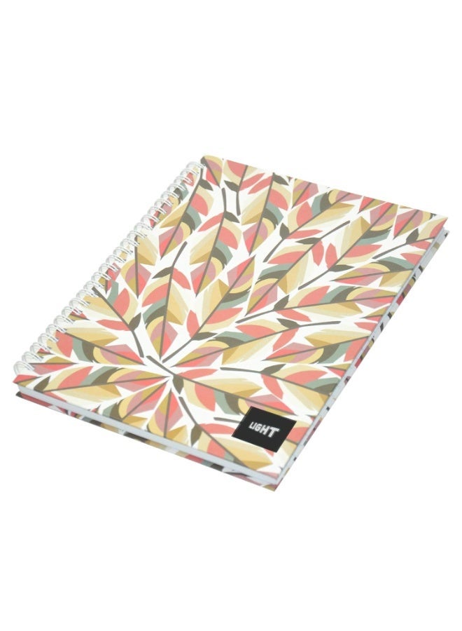 FIS Light Spiral Hard Cover Notebook Single Line (Pack of 5 Pcs X 100 Sheets) A5 Size - LINBSA51807 - Image 3